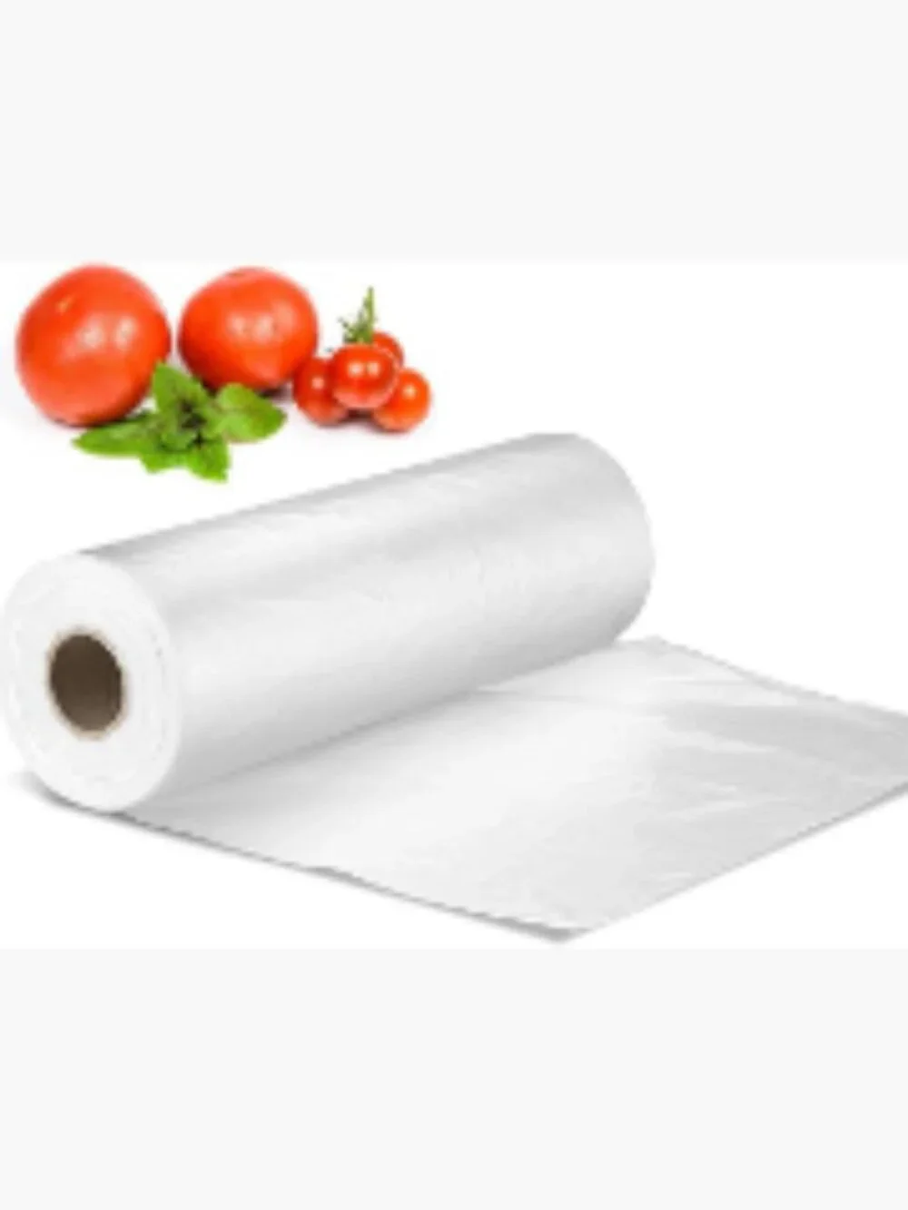 Plastic Produce Bags on a Roll - 350 Count, 12x16, Food Safe